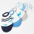 [Gienmall] Criança criança No Show Meias 5sets-Menino, menina, Malha, Corte baixo, Antiderrapante, Pé Odor-Preventing, Anti-Static-Made in Korea