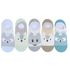 [Gienmall] Criança criança No Show Meias 5sets-Menino, menina, Malha, Corte baixo, Antiderrapante, Pé Odor-Preventing, Anti-Static-Made in Korea
