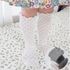 [Gienmall] Balita Anak Kaus Kaki Setinggi Lutut 1Pasang-Laki-laki, perempuan, Celana ketat setengah, anti selip, pencegah bau kaki, Anti-Statis-Made in Korea Selatan