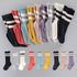 [กิเอนมอลล์] ถุงเท้าเด็กวัยหัดเดินเข่าสูง 3Pairs-Boy, girl, Half tights, Non-Slip, Foot Odor-Preventing, Anti-Static-Made in Korea