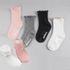[Gienmall] Baby Kleinkinder Kind Socken 4Pairs-Kinder Anti Rutsch Rutschfest Niedliche Spitze Rüsche Baumwolle-Hergestellt in Korea