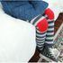 [Gienmall] Bebê Toddler Crianças Meias Fuzzy Collants 1Pairs-Non Skid Soft Fluffy Meias Aconchegante Quente Fleece Home Dormindo Inverno Tornozelo Crew Meias Made in Korea