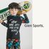 [Gienmall] Jungen Mädchen Kinder Zweiteilige Rash Guard Badeanzüge + Sonnenhut-Sets - Langärmelige Badehose Sonnenanzug Badebekleidung - hergestellt in Korea
