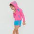 [Gienmall] Erkek Kız Çocuk Üç Parça Döküntü Guard Hoodie üst + külot + pantolon Setleri-Uzun Kollu Mayo Sunsuit Mayo-Kore'de Üretilmiştir