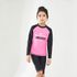 [Gienmall] Jungen Mädchen Kinder Vierteiliges Rash Guard Oberteil + Höschen + Hose + Sonnenhut-Sets - Langärmelige Badehose Sonnenanzug Badebekleidung - Hergestellt in Korea