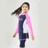 [Gienmall] Niños, niñas, niños, cuatro piezas, rash guard top + bragas + pantalones + juegos de sombreros para el sol-traje de baño de manga larga traje de baño de traje de baño-Hecho en Corea