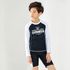 [Gienmall] Anak Laki-Laki Perempuan Anak-Anak Three Piece Rash Guard atasan + Celana + Sun Hat Sets-Lengan Panjang Swim Trunk Sunsuit Pakaian Renang Buatan Korea