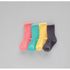 [กิเอนมอลล์] ถุงเท้าเด็กวัยหัดเดินผ้าฝ้าย Crew 4Pairs-Boys And Girls Simple Basic Character Baby Fashion Socks-Made In Korea
