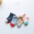 [Gienmall] Kleinkind Kind Sheer Crew Socken 4Paare-Jungen Und Mädchen Baby Transparente dünne Netzspitze Mode Socken-Hergestellt in Korea