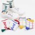 [Gienmall] Enfant En Bas Âge Coton Coton Chaussettes 5 Paires-Garçons Et Filles Simple De Base Caractère Bébé Mode Chaussettes-Made In Korea