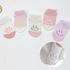 [Gienmall] Meias infantis 5sets Tornozelo-Meninos e Meninas Simples Personagem Básico Meias Baby - Made in Korea
