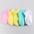 [Gienmall] Enfant en bas âge Chaussettes 5 ensembles Chaussettes de cheville-garçons et filles Simple De Base Caractère Bébé Chaussettes-Made in Korea