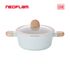 [นีโอเฟลม] Brote Cookware 20cm Stock Pot Dual Handles-Full Induction Gas Eletric ceramic-ผลิตในเกาหลี
