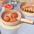 [นีโอแฟลม] FIKA OBJET Mini Peach 18cm Petite Wok _ _Made เครื่องครัวระดับพรีเมียมที่มีสไตล์และเป็นมิตรกับสิ่งแวดล้อมในเกาหลี