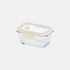 [NEOPLAM] GLACE Z Glass Vacuum Airtight Container Rectangular 460ml – IVORY _A Revolutionary Vacuum Airtight Container Made Entirely of Glass