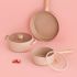 [ネオフラム]FIKA OBJET ミニピーチプチポット+フライパン3点セット(18cm鍋+22cm鍋+24cmフライパン) _ 韓国でスタイリッシュでエコなプレミアム調理器具_Made
