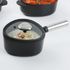 NEOFLAM FIKA APEX Black IH Induction Saucepan 18cm _ Unique Asymmetric Design & PFAS-FREE Premium Ceramic Coating _ Made in Korea 