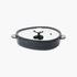 NEOFLAM FIKA APEX Black IH Induction Stew Pot 26×22cm (Asymmetric Shape)  _ Unique Asymmetric Design & PFAS-FREE Premium Ceramic Coating _ Made in Korea 