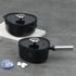 NEOFLAM FIKA APEX Black IH Induction 2-Piece Pot Set (18cm Saucepan + 20cm Casserole)