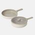 NEOFLAM Chouchou IH Komplett-Induktionspfanne 2-teiliges Set (24 cm Mehrfachpfanne + 24 cm Bratpfanne) _ Hergestellt in Korea