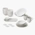 Bộ bát đĩa sứ NEOFLAM Ronda cho 4 người (25P) _ Bộ đồ ăn cao cấp lấy cảm hứng từ sự lãng mạn của Ronda, Tây Ban Nha _ Sản xuất tại Hàn Quốc