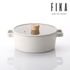 NEOFLAM Fika 22cm Casserole Pot _ Diseño inspirado en Suecia y Utensilios de Cerámica Saludables _ Fabricados en Corea