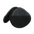K2 Safety Winter Earmuffs - Micro Polar Fleece, Oversized, Adjustable (Black)