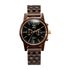 VOWOOD Destiny-Gentle Black Men's Wrist Watch / Natural Wood Handcrafted Premium Fashion Wristwatch, Chacate Preto Wood, High-quality Wood Package, Lifetime Warranty - Made in Korea