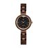 VOWOOD Destiny-Gentle Black Women's Wrist Watch / Natural Wood Handcrafted Premium Fashion Wristwatch, Chacate Preto Wood, High-quality Wood Package, Lifetime Warranty - Made in Korea