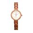 VOWOOD Destiny-Pure Brown Women's Wrist Watch / Natural Wood Handcrafted Premium Fashion Wristwatch, Walnut Wood, High-quality Wood Package, Lifetime Warranty - Made in Korea