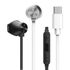 iRiver C-Type Earphone ISE-501C, fone de ouvido com fio de som aberto de alta qualidade, chamada telefônica, controle remoto, prevenção de emaranhados de cabos, material de alumínio