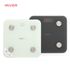 iRiver Smart Body Fit Scale SB-T220B, โหมดการวัด 18 โหมด ได้แก่ ไขมันในร่างกาย มวลกล้ามเนื้อ การวัดดัชนี BMI และการตั้งค่าน้ําหนักเป้าหมาย โดยวัดทีละ 100 กรัมตั้งแต่ 2 กก. ถึง 180 กก. กระจกนิรภัยระดับพรีเมียม