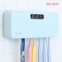 iRiver household UVC-LED hot air drying triple toothbrush sterilizer TM-9300, multi-functional sterilizer for digital clock, toothbrush, razor, etc., latest BLDC motor, wired/wireless, separate cleaning
