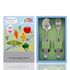  [Jayson] Conjunto de colher e garfo infantil de estilo ocidental JKW2 fabricado na Coréia