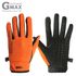 [BY_Glove] GMS10031 Gmax NanoQ Smart Touch Women's Long Gloves (Red, Orange, Pink), silver nano mesh fabric and silicone coating