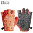 [BY_Glove] GMS10039 Gmax Daisy Outdoor Half Finger Gloves Mesh material to absorb sweat and improve ventilation, and silicone patch prevents slipping.