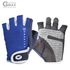 [BY_Glove] GMS10061 Gmax Brand New Outdoor Half Finger Gloves, Mesh material to absorb sweat and improve ventilation, and silicone patch prevents slipping.