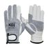 HANDMAX Mehrzweck hochwertige Argon-Schweißhandschuhe KG1 NO.204, weiß, hochwertige Argonhandschuhe aus Ziegenleder und Schweinsleder, 350 Grad Hitzebeständigkeit, freie Größe