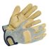 Guantes de soldadura HANDMAX Premium Argon KW1 NO.202, Piel de cabra, Fieltro de carbono, Poliéster, Guantes resistentes al fuego y al calor, Anticorte, Guantes para acampar al aire libre