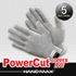 HANDMAX Power Cut Copper Light No 525 1 คู่ ตัดระดับตัด 5 ป้องกันการตัด เส้นใยทองแดง ESD ป้องกันไฟฟ้าสถิตย์ ถุงมือนิรภัยต้านเชื้อแบคทีเรีย เส้นด้ายโพลีเอทิลีนเสริมแรง (HPPE) 15G