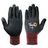 HANDMAX Power Grip Multi Gloves Special-Black NO.704 (10 pairs), Nitrile foam coating, Melange yarn, 13G, smartphone touch - Made in Korea