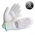 HANDMAX Safe Touch NO.521, Blanco, Nivel de corte 3, Hilo de polietileno, Hilo de polietileno, recubrimiento de spandex / PU (poliuretano), 13G