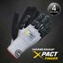 HANDMAX ถุงมือ X-Pact นิ้ว ทนต่อแรงกระแทก และทนต่อบาด, เส้นด้ายโพลีเอทิลีนเสริมแรง (HPPE), เคลือบไนไตรล์โฟม, แผ่น TPR (นิ้ว), 13 กรัม