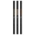 [BOM] 3in1 TRIPLE EDGE EYE BROW Pencil Kit for Eyebrows Makeup 3color-Triple Edge Eyebrow, Pencil, Smudge Cushion, Screw Brush-Made in Korea