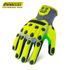 Gants d’impact IRONCLAD Command PU, anti-choc, anti-coupure, coupure niveau D, ANSI 2, peau intérieure-HPPE, fil/revêtement en acier inoxydable (paume)-PU, revêtement nitrile, tampon TPR