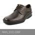 [Dr.K] Vestido Oxford cómodo para hombre 9101 Zapatillas de moda de cuero marrón oscuro con soporte para el arco, zapatos ortopédicos casuales para caminar para el alivio del dolor de pie y talón-Hecho en Corea