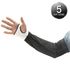 ANSEL HyFlex Arm Sleeve 11-251, 1 pieza, 45 cm, nivel de corte 5 manguito de protección contra cortes, sin silicona, Orificio para el pulgar, HPPE, 15G