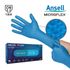 Microflex Mega Texture 93-283, 50 Sheets, Nitrile material, Disposable Rubber Gloves for Food, 12.6g, Powder Latex Free