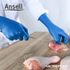 Microflex Mega Texture 93-283, 50 Sheets, Nitrile material, Disposable Rubber Gloves for Food, 12.6g, Powder Latex Free