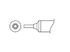 HAKKO Solder Hot Air Nozzle A1066, 2.0mm Untuk Pengerjaan Ulang SMD 851